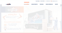 Desktop Screenshot of lamine.com.br